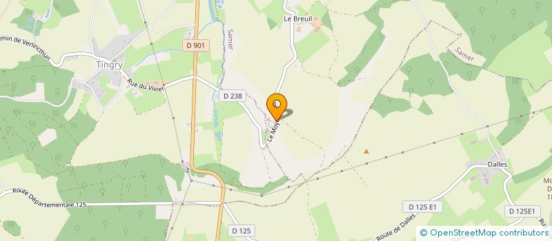 localisation de l'entreprise COTE IMMO  TINGRY