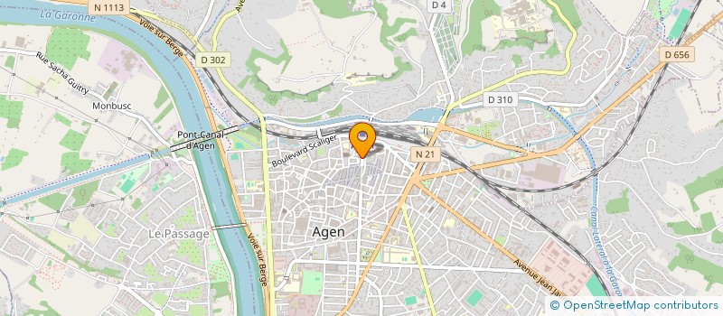 localisation de l'entreprise COTE IMMO  AGEN