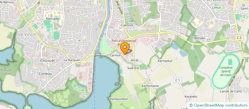 localisation de l'entreprise COTE IMMO à VANNES