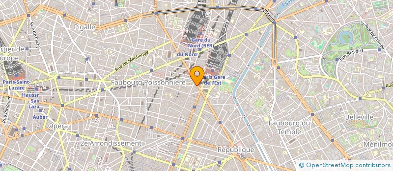 localisation de l'entreprise COTE IMMOBILIER  PARIS