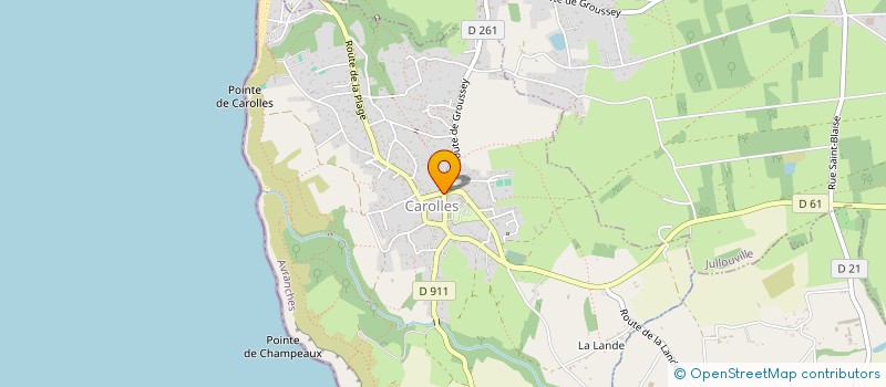 localisation de l'entreprise COTE INTERIEUR à CAROLLES