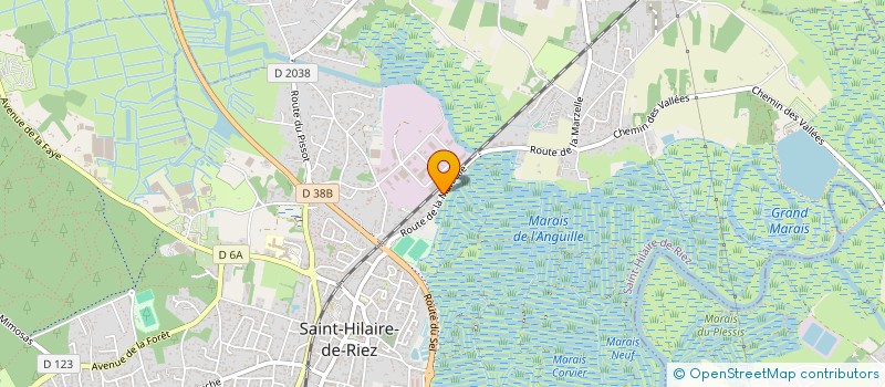 localisation de l'entreprise COTE INTERIEUR à SAINT-HILAIRE-DE-RIEZ