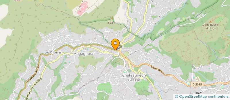 localisation de l'entreprise COTE INTIME à CHATEAUNEUF-GRASSE