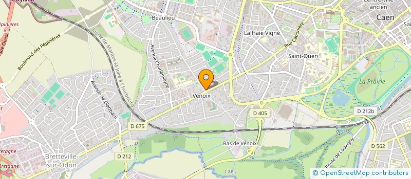 localisation de l'entreprise COTE INVESTIMMO 14 à CAEN
