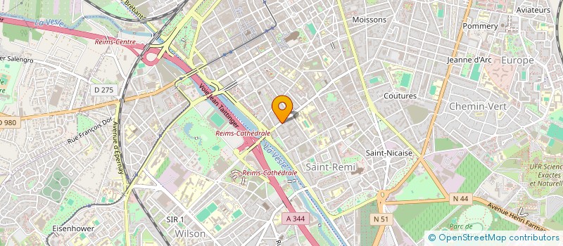 localisation de l'entreprise COTE JARDIN  REIMS