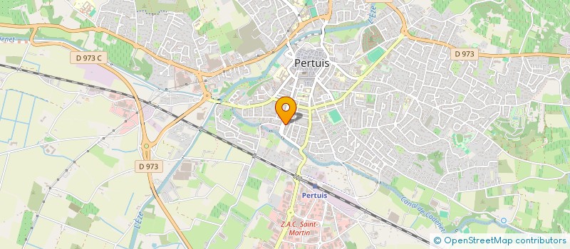 localisation de l'entreprise COTE JARDIN  PERTUIS