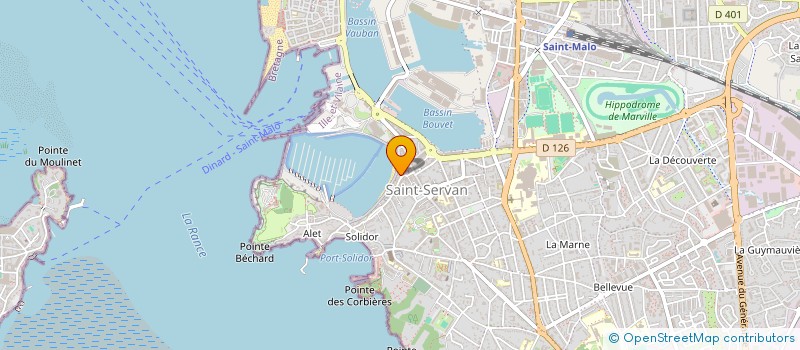localisation de l'entreprise COTE JARDIN à SAINT-MALO