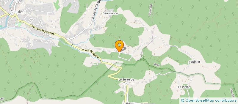 localisation de l'entreprise COTE JARDIN à DIEULEFIT