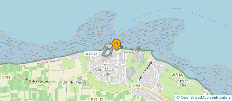 localisation de l'entreprise COTE JARDIN  SAINT-MARTIN-DE-RE