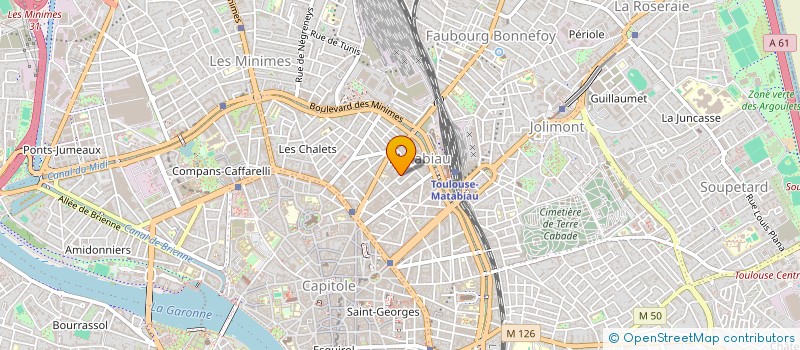 localisation de l'entreprise COTE JARDIN à TOULOUSE