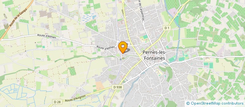 localisation de l'entreprise COTE JARDIN PERNES  PERNES-LES-FONTAINES