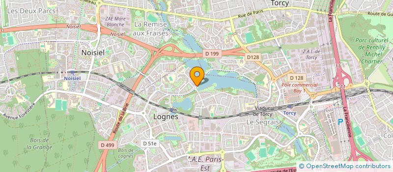 localisation de l'entreprise COTE KINE à LOGNES