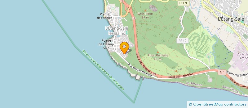 localisation de l'entreprise COTE LAGON  L'ETANG-SALE