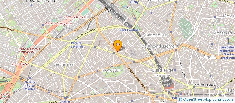 localisation de l'entreprise COTE LIGNE SARL  PARIS