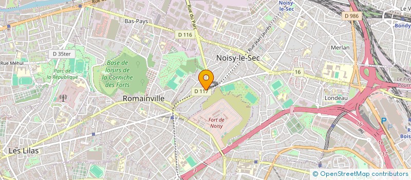 localisation de l'entreprise COTE LILAS à NOISY-LE-SEC