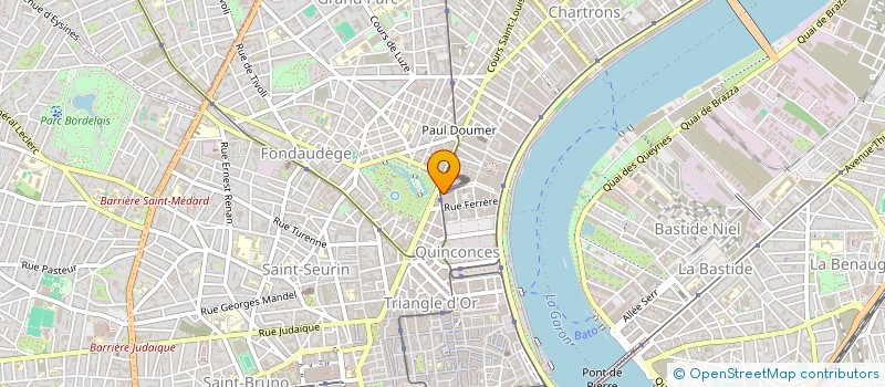 localisation de l'entreprise COTE LOFT BORDEAUX  BORDEAUX