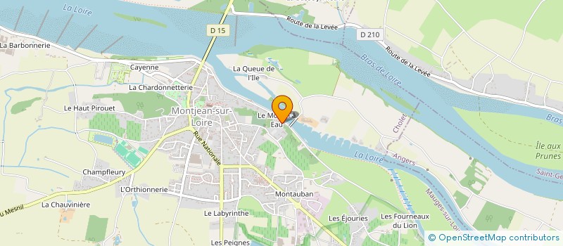 localisation de l'entreprise COTE & LOIRE  MAUGES-SUR-LOIRE