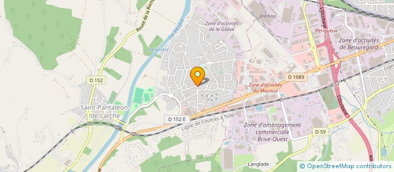 localisation de l'entreprise COTE LOIRE IMMOBILIER  SAINT-PANTALEON-DE-LARCHE