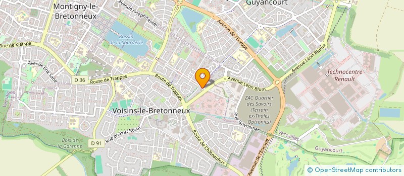 localisation de l'entreprise COTE M'HAIR à VOISINS-LE-BRETONNEUX