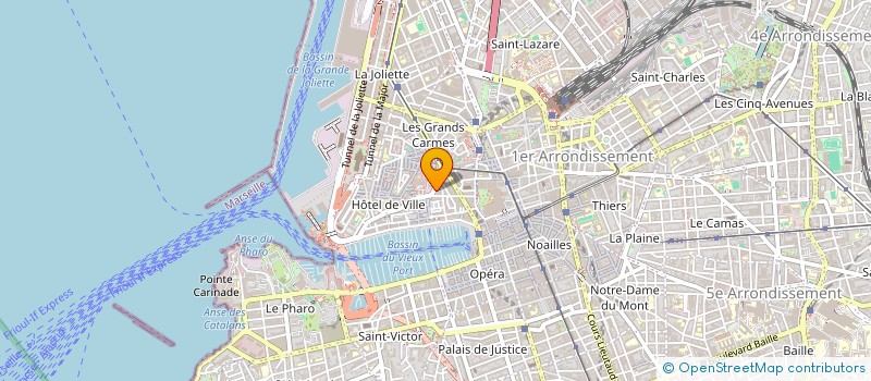 localisation de l'entreprise COTE MAIRIE à MARSEILLE