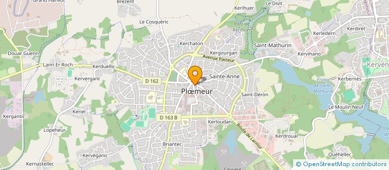 localisation de l'entreprise COTE MAISON  PLOEMEUR