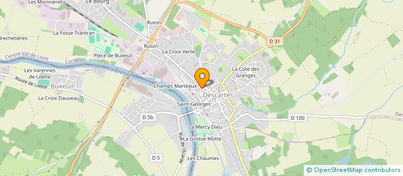 localisation de l'entreprise COTE MAISON RENOVATION  DESCARTES