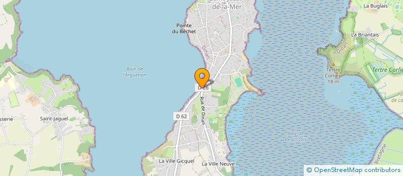 localisation de l'entreprise COTE MER à SAINT-JACUT-DE-LA-MER