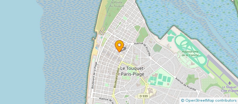 localisation de l'entreprise COTE MER à LE TOUQUET-PARIS-PLAGE