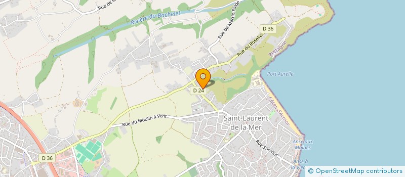 localisation de l'entreprise COTE MER  PLERIN