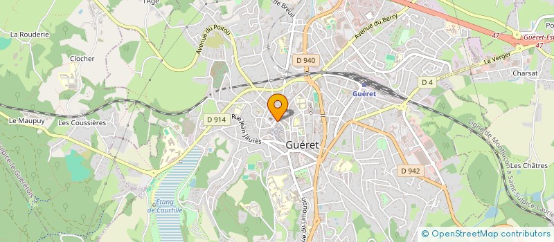 localisation de l'entreprise COTE MILLESIMES  GUERET