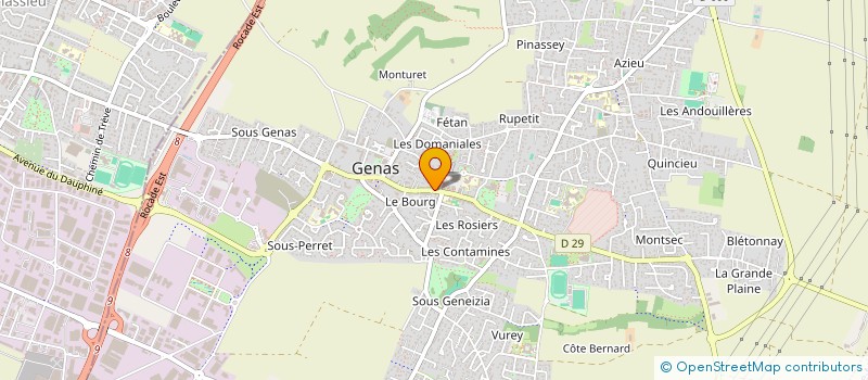 localisation de l'entreprise COTE MOMES à GENAS