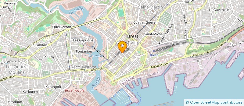 localisation de l'entreprise COTE NATURE à BREST