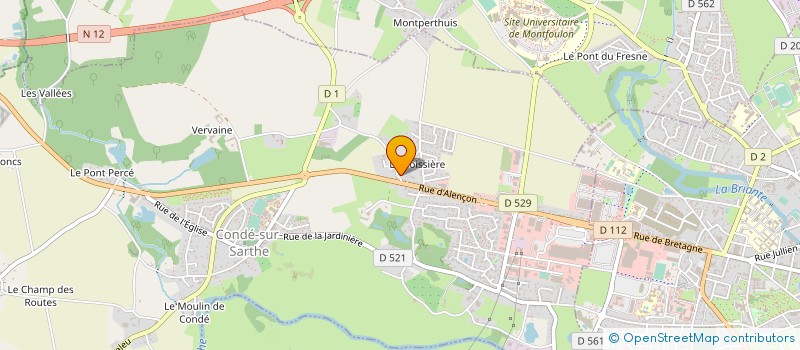 localisation de l'entreprise COTE NATURE ALENCON à CONDE-SUR-SARTHE