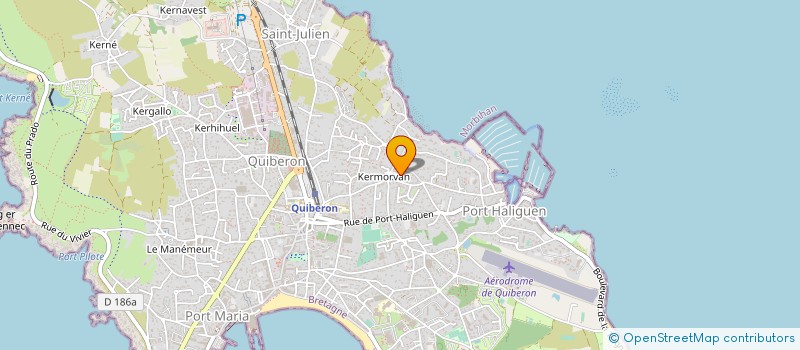 localisation de l'entreprise COTE NATURE DEVELOPPEMENT à QUIBERON