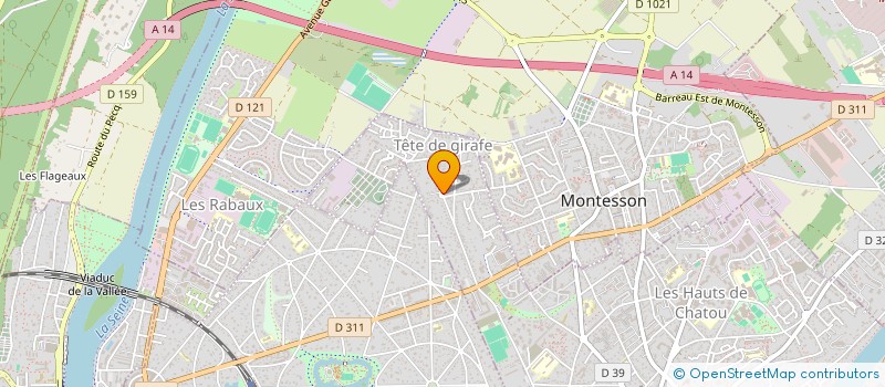 localisation de l'entreprise COTE NATURE ET SERVICES à CHATOU