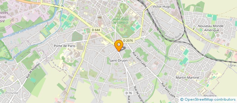 localisation de l'entreprise COTE NOUVELLES ENERGIES à CAMBRAI