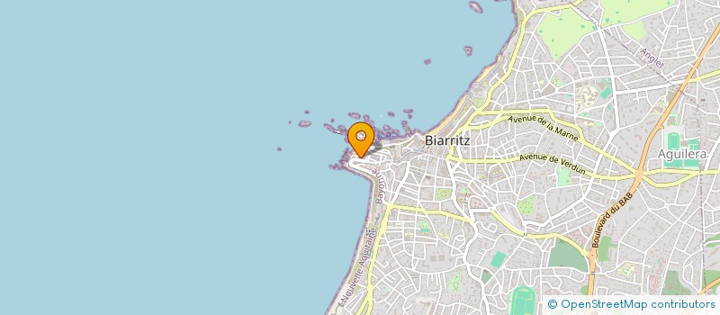 localisation de l'entreprise COTE OCEAN  BIARRITZ