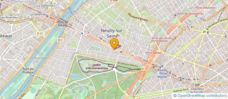 localisation de l'entreprise COTE ONGLES CORP. à NEUILLY-SUR-SEINE