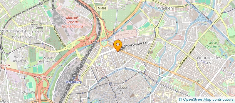 localisation de l'entreprise COTE OPERA  STRASBOURG