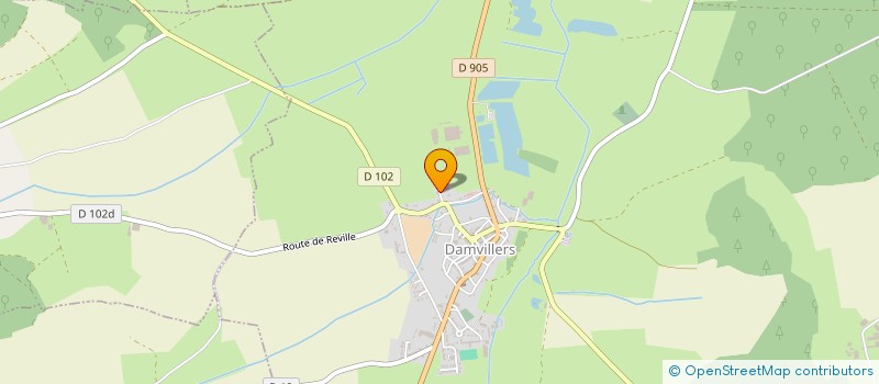 localisation de l'entreprise COTE OPPOSE MENUISERIE MIROITERIE à DAMVILLERS