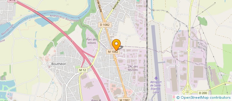 localisation de l'entreprise COTE OPTIQUE ANDREZIEUX BOUTHEON à ANDREZIEUX-BOUTHEON