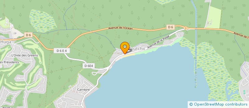 localisation de l'entreprise COTE OUEST à LACANAU