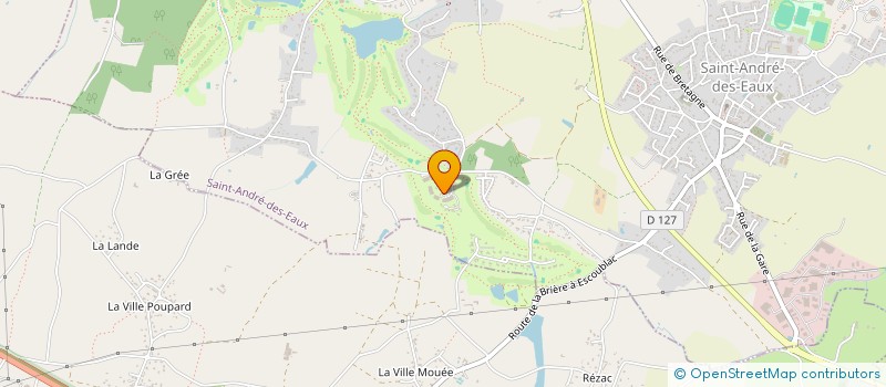 localisation de l'entreprise COTE OUEST  SAINT-ANDRE-DES-EAUX