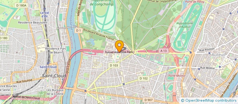 localisation de l'entreprise COTE OUEST à BOULOGNE-BILLANCOURT