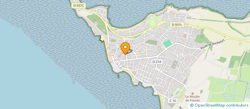 localisation de l'entreprise COTE OUEST  FOURAS