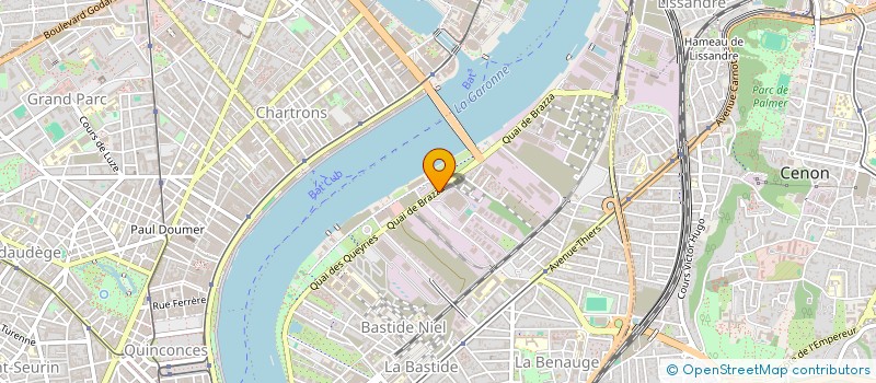 localisation de l'entreprise COTE OUEST AGENCE à BORDEAUX