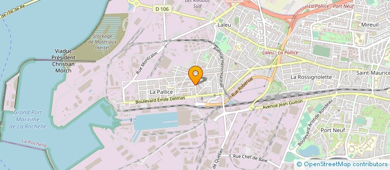 localisation de l'entreprise COTE OUEST COURTAGE  LA ROCHELLE