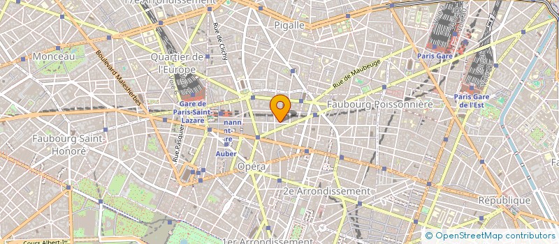 localisation de l'entreprise COTE OUEST CRR à PARIS