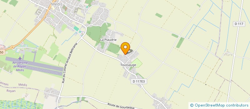 localisation de l'entreprise COTE OUEST DEVELOPPEMENT  MEDIS