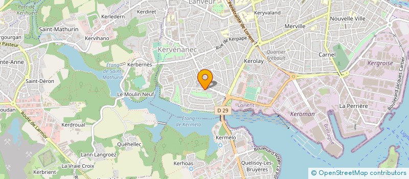 localisation de l'entreprise COTE OUEST IMMOBILIER à LORIENT